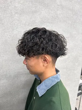 ショート パーマ メンズ 【メンズサロン】 BLUCK 横浜のヘアスタイル