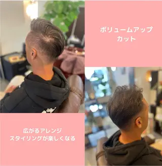 ショート カラー メンズ 薄毛専門 メンズカットREEのヘアスタイル