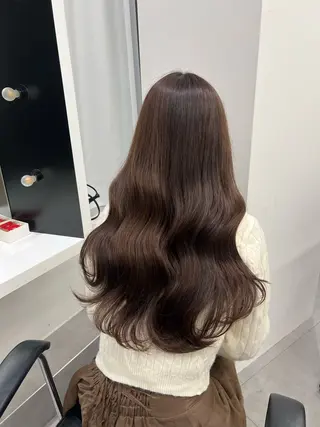 ロング しゅういち/赤み消し カラー特化のヘアスタイル