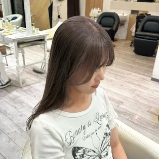 ロング カラー GIFT所属・橋本叶夢/ ショートヘア/透け感のヘアスタイル