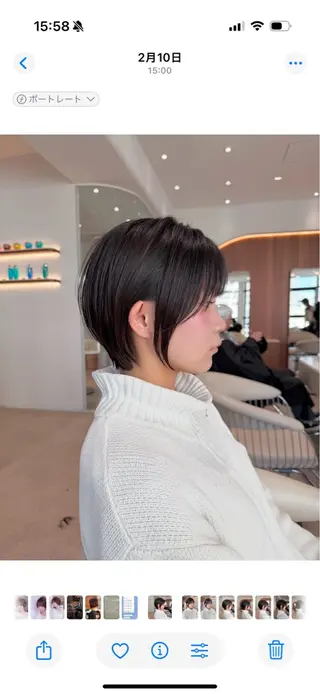 ショート カラー 渋谷ボブ/レイヤー ボブ田中航平のヘアスタイル