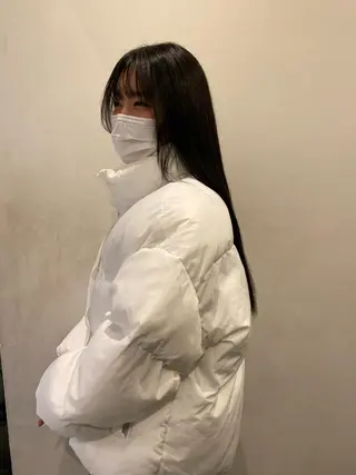 ロング カラー パーマ ヘアアレンジ メンズ キッズ deco所属・無料カットモデル 丸川英心のヘアスタイル