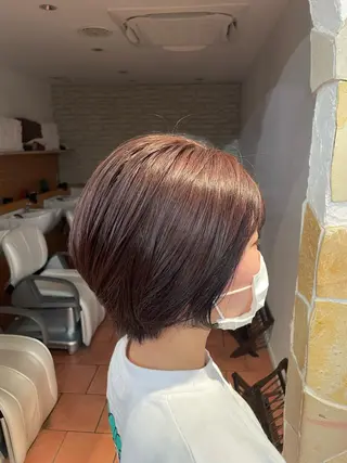 ショート カラー M.SLASH センター北店所属・髪質改善✨🫧三澤 廉 M.SLASHのヘアスタイル