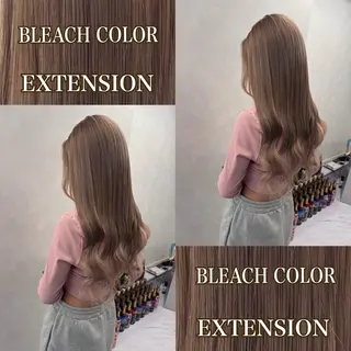 ロング カラー ヘアアレンジ 🔥ハイトーンカラー ギャルNAOKI🔥のヘアスタイル