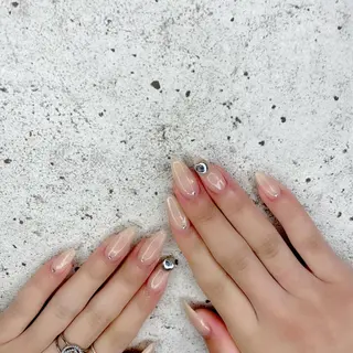 ロング カラー パーマ ヘアアレンジ メンズ キッズ ネイル マツエク・マツパ アイブロウ Salon Ｋのネイルデザイン