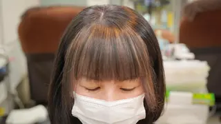 ミディアム カラー 能登谷 泉稀のヘアスタイル