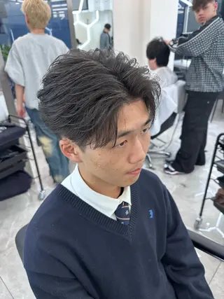 メンズ 💎メンズカット ／フェザー／細野💎のヘアスタイル