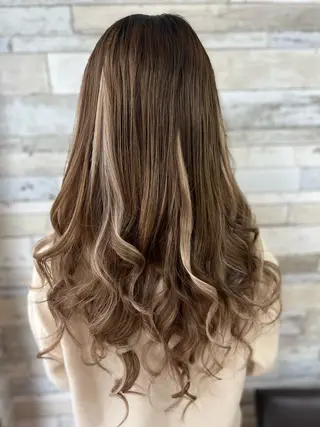 ロング B-W ⭐️REIKOのヘアスタイル