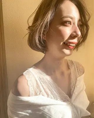 ミディアム カラー DiMPlE  ディンプル所属・🌸スタイリスト 山浦美恵のヘアスタイル