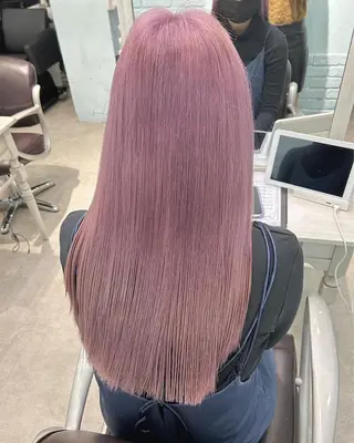 セミロング カラー ヘアアレンジ 💕ブリーチ/ヘアメ 🎀YUUKAのヘアスタイル