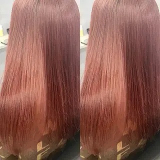 セミロング ブリーチ無しカラー✨ 美鈴のヘアスタイル