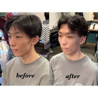 ショート パーマ メンズ キヨ メンズカット/パーマのヘアスタイル