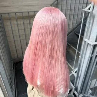 カラー ピンク率90%🎀× 肌映えカラー小川新大のヘアスタイル