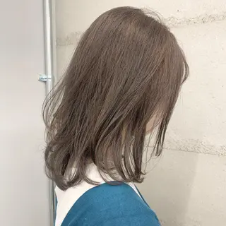 カラー 透明感/オリーブ/ グレージュ/YUKAのヘアスタイル