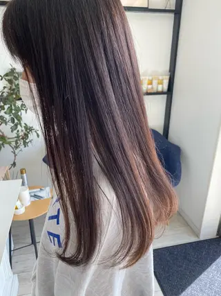 ロング カラー Az所属・Az ながいりかのヘアスタイル