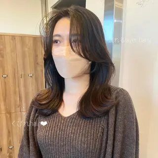 セミロング カラー 🥣 hashi 🛋️のヘアスタイル