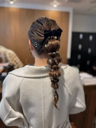 ヘアアレンジ ☁️RIKA☁️ @ri2_____bのヘアスタイル