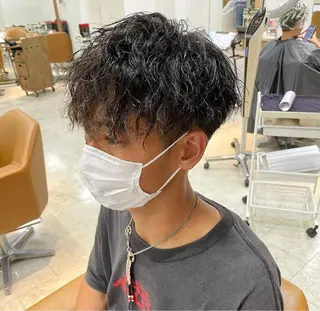 パーマ ORO緑地公園店原田 黎也のヘアスタイル