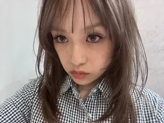 ミディアム 捺葵 @72tomi__のヘアスタイル