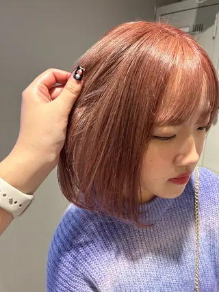 カラー 透明感ベージュ🤎 ナチュラルレイヤーのヘアスタイル