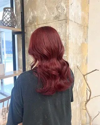 セミロング カラー 寒色 ♡ レイヤー ┊︎miyuのヘアスタイル