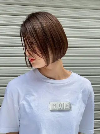 ショート 小川 美奈のヘアスタイル