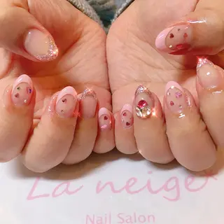 ネイル La neige* yuki 🥯🍑のネイルデザイン