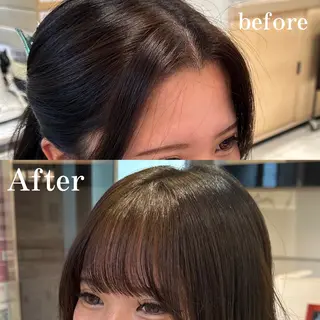 パーマ クロスパーマ/うる艶 カラー/Kurumiのヘアスタイル