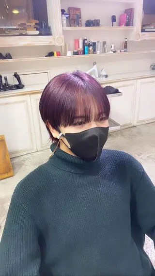 メンズ ⭐️ 美髪矯正 透明感 ⭐️ユウキのヘアスタイル