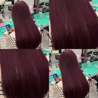 ロング カラー ガーリー♡女の子っぽ ヘア♡ピンクカラー♡のヘアスタイル