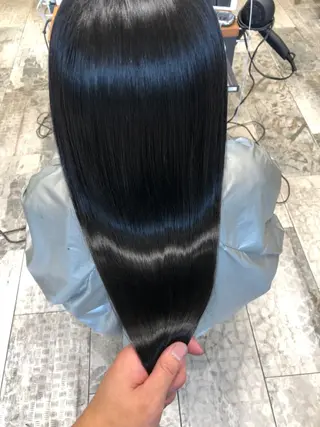 ロング カラー パーマ 新宿✨顔周りカット 韓国ヘア/坂本亜裟海のヘアスタイル