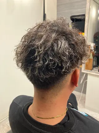 パーマ メンズ メンズ特化/パーマ/ フェードWATARUのヘアスタイル