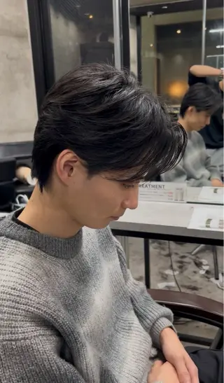 ミディアム メンズ era本店所属・笹尾 陸/era本店 メンズ美容師のヘアスタイル