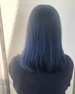 セミロング カラー 韓国ヘア顔周りカット 艶髪ベージュtamaのヘアスタイル