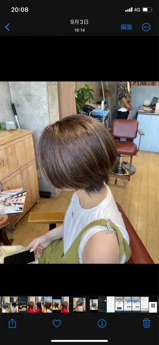ショート カラー 西内 亮太のヘアスタイル