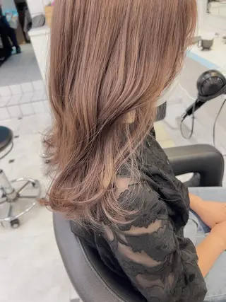 ロング カラー 🥞ベージュ系カラー 【すずきりほ】🥞のヘアスタイル