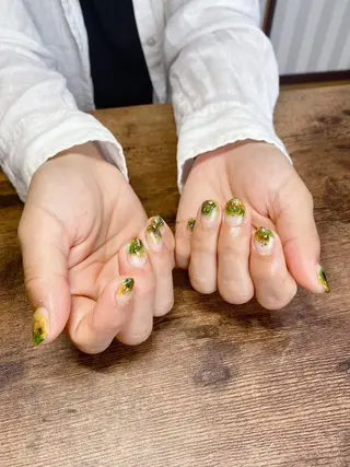 ネイル 鹿島台ネイルサロン/ 長さだし◎のネイルデザイン