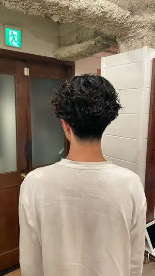 パーマ メンズ ボブ/縮毛矯正/レイ ヤー♡Natsukiのヘアスタイル