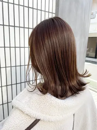 ミディアム カラー BEBE所属・ご新規様限定 透明感カラーKANAのヘアスタイル