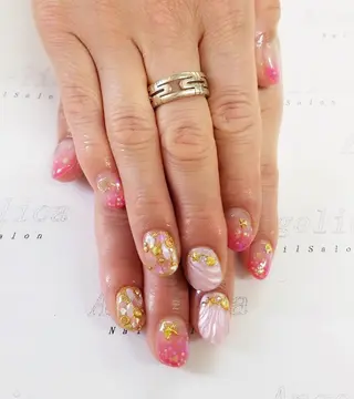 ネイル Angelica ネイリストのネイルデザイン