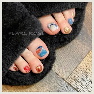 ネイル Beauty salon Ryu・ange所属・PEARL ROSE パールローズのネイルデザイン