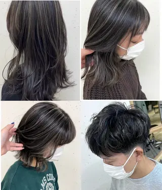 カラー 高難易度縮毛矯正　春日井　Soea(ソイア)所属・多久間 喬介のヘアスタイル