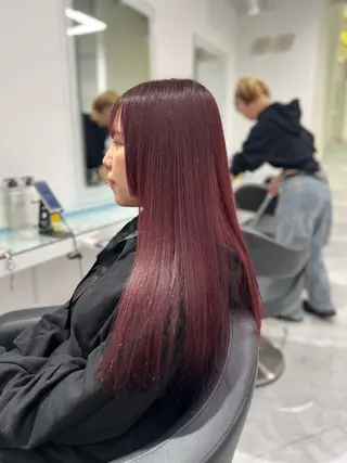 カラー ブリーチなし透明感 💗RYOTAのヘアスタイル