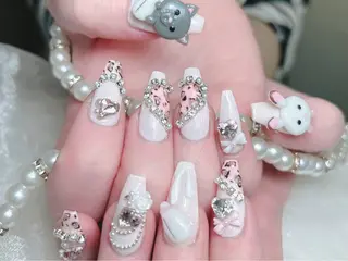 ネイル MoMoA Nail ネイル長さ出し専門店のネイルデザイン