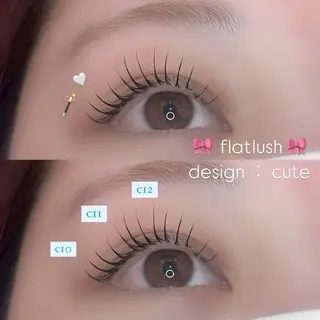 マツエク・マツパ Megu. anelloのマツエク・マツパデザイン