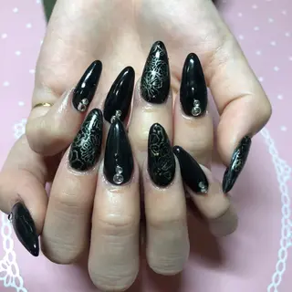 ミディアム ネイル 《LB》ラブリエ Nail&eyeのマツエク・マツパデザイン