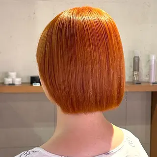 セミロング カラー ピチカート　本店所属・カットモデル ／ゆうのヘアスタイル