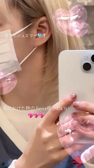 ミディアム レイヤー/韓国ヘア /LILICAのヘアスタイル