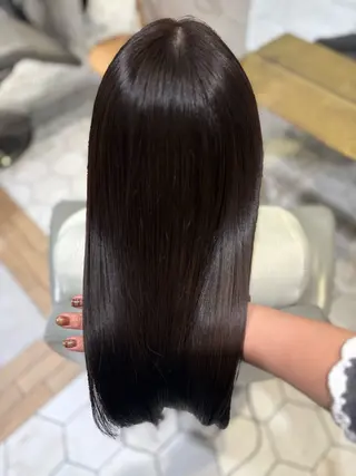 ロング カラー 松本 琉那のヘアスタイル