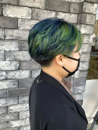 ショート カラー ✂️似合わせの魔術師 石田一樹✂️のヘアスタイル